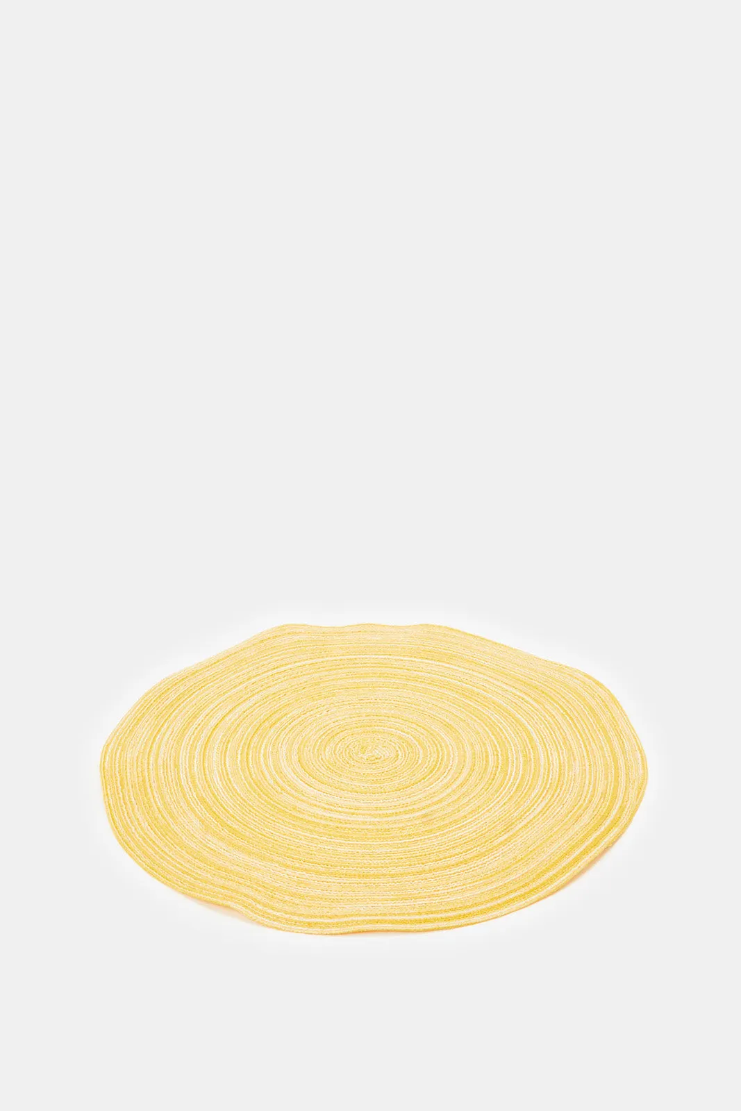Yellow Round Placemat
