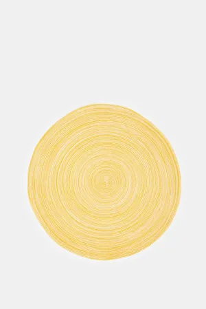 Yellow Round Placemat